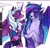 Size: 1574x1519 | Tagged: safe, artist:peachmichea, allura, opaline arcana, alicorn, big cat, leopard, pony, g5, countershading, dialogue, duo, duo female, female, mare, raised hoof, simple background, white background