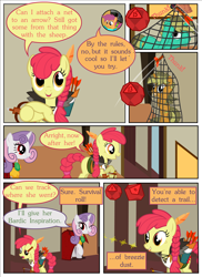 Size: 2700x3713 | Tagged: safe, artist:gm-scoots, apple bloom, sweetie belle, comic:bleeding hearts