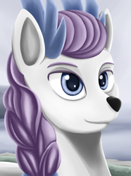 Size: 756x1016 | Tagged: safe, artist:cofido, oc, oc only, oc:ygritte bylgjasdôttir, deer, equestria at war mod, antlers, bust, deer oc, female, non-pony oc, portrait, solo