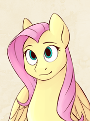 Size: 520x700 | Tagged: safe, artist:bunnyshrubby, fluttershy, pegasus, pony, equestria at war mod, g4, bust, portrait, solo