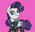 Size: 2048x1843 | Tagged: safe, artist:ewoudcponies, rarity, changeling, pony, unicorn, changeling costume, clothes, costume, female, horn, pink background, simple background