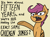 Size: 2048x1533 | Tagged: safe, artist:ewoudcponies, scootaloo, pegasus, pony, g4, female, filly, foal, folded wings, meme, open mouth, scootachicken, scootaloo is not amused, simple background, solo, teeth, unamused, wings, yellow background