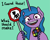 Size: 2048x1644 | Tagged: safe, artist:ewoudcponies, izzy moonbow, pony, unicorn, g5, colored hooves, female, green background, horn, lethal company, looking at you, mare, open mouth, open smile, rubik's cube, sign, simple background, smiling, smiling at you, solo, unshorn fetlocks