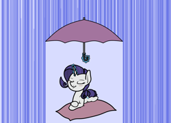 Size: 2048x1474 | Tagged: safe, artist:ewoudcponies, rarity, pony, unicorn, g4, female, horn, rain, solo, umbrella