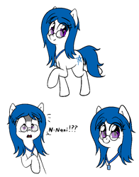 Size: 732x934 | Tagged: safe, artist:seafooddinner, oc, oc only, oc:jaxapone, pony, nani, solo