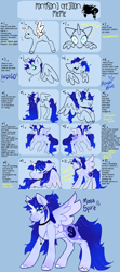 Size: 1400x3140 | Tagged: safe, artist:fhroggy, oc, oc only, oc:mona spirit, alicorn, pony, alicorn oc, cheek fluff, chest fluff, coat markings, colored hooves, colored wings, colored wingtips, cyan eyes, ear piercing, earring, facial markings, fangs, female, gradient mane, gradient tail, hairclip, horn, jewelry, light blue background, mare, necklace, piercing, ponytail, simple background, socks (coat markings), solo, spread wings, standing, star (coat marking), tail, wings