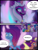 Size: 768x1024 | Tagged: safe, artist:bluemario11, hitch trailblazer, izzy moonbow, misty brightdawn, opaline arcana, pipp petals, sunny starscout, zipp storm, alicorn, earth pony, pegasus, unicorn, g5, my little pony: tell your tale, alicornified, comic, dialogue, female, horn, if this was real, male, mistycorn, race swap, rebirth misty, sunnycorn