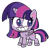 Size: 271x268 | Tagged: safe, edit, edited screencap, editor:luckydog416, screencap, twilight sparkle, alicorn, pony, g4, g4.5, my little pony: pony life, background removed, female, grin, not a vector, simple background, smiling, solo, transparent background, twilight sparkle (alicorn)