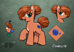 Size: 3710x2604 | Tagged: safe, artist:selenophile, oc, oc only, oc:covellite, earth pony, pony, earth pony oc, solo