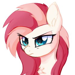 Size: 520x520 | Tagged: safe, artist:aureai, oc, oc only, oc:aureai, pegasus, pony, bust, chest fluff, ear fluff, female, mare, simple background, solo, transparent background