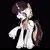 Size: 1000x1000 | Tagged: safe, oc, oc only, oc:sweetieck dreams, pony, unicorn, g4, black background, cute, female, horn, mare, simple background, solo, unicorn horn, unicorn oc