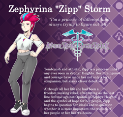 Size: 6347x6048 | Tagged: safe, artist:jackudoggy, zipp storm, human, g5, abs, abstract background, breasts, busty zipp storm, female, gradient background, humanized, pale skin, reasonably sized breasts, reference sheet, ripped zipp, solo, text