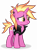 Size: 2633x3539 | Tagged: safe, artist:anime-equestria, luster dawn, unicorn, g4, alternate hairstyle, belt buckle, clothes, ear piercing, female, horn, jacket, mare, piercing, punk, simple background, smiling, solo, transparent background, vector