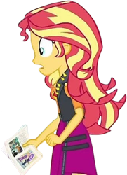 Size: 1825x2520 | Tagged: safe, edit, edited screencap, editor:homersimpson1983, screencap, sunset shimmer, human, equestria girls, g4, female, not a vector, solo