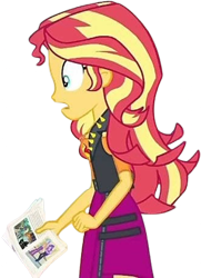 Size: 1825x2520 | Tagged: safe, edit, edited screencap, editor:homersimpson1983, screencap, sunset shimmer, human, equestria girls, g4, background removed, female, not a vector, simple background, solo, transparent background