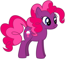 Size: 2720x2480 | Tagged: safe, artist:lizzmcclin, fizzypop, earth pony, pony, g4, female, mare, not pinkie pie, not tempest shadow, simple background, solo, transparent background