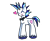 Size: 2860x2359 | Tagged: safe, artist:milochanz!, shining armor, pony, unicorn, g4, blushing, bow, heart, horn, male, meme, messy mane, messy tail, simple background, stallion, tail, the bride and the ugly ass groom, transparent background, unshorn fetlocks