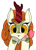Size: 1339x1864 | Tagged: safe, artist:suryfromheaven, autumn blaze, kirin, heart, hooves, looking at you, simple background, smooch, solo, transparent background