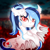 Size: 1920x1920 | Tagged: safe, artist:galaxyswirlsyt, oc, oc only, oc:moonlight rose, bat pony, pony, female, mare, solo