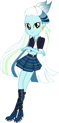 Size: 4099x8465 | Tagged: safe, artist:shootingstarsentry, oc, oc:violet surge, equestria girls, g4, absurd resolution, boots, clothes, high heel boots, jacket, shirt, shoes, simple background, skirt, solo, transparent background, vector