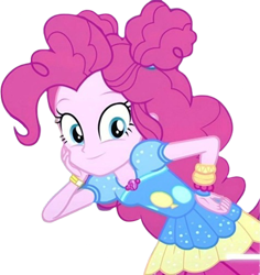 Size: 2398x2544 | Tagged: safe, edit, edited screencap, editor:homersimpson1983, screencap, pinkie pie, human, equestria girls, g4, background removed, female, music festival outfit, not a vector, simple background, solo, transparent background