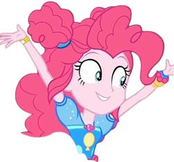 Size: 2702x2520 | Tagged: safe, edit, edited screencap, editor:homersimpson1983, screencap, pinkie pie, human, equestria girls, g4, background removed, female, not a vector