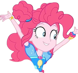 Size: 2702x2520 | Tagged: safe, edit, edited screencap, editor:homersimpson1983, screencap, pinkie pie, human, equestria girls, g4, background removed, female, music festival outfit, not a vector, simple background, solo, transparent background