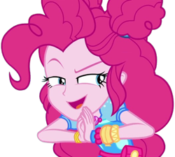 Size: 2794x2520 | Tagged: safe, edit, edited screencap, editor:homersimpson1983, screencap, pinkie pie, human, equestria girls, g4, background removed, female, music festival outfit, not a vector, simple background, solo, transparent background