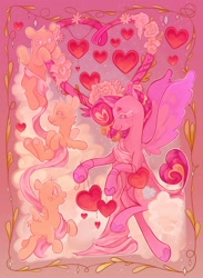 Size: 1498x2048 | Tagged: safe, artist:jamberrypop, princess cadance, alicorn, g4, curved horn, female, heart, horn, mare