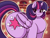 Size: 2048x1555 | Tagged: safe, artist:artmorheart, twilight sparkle, alicorn, pony, g4, butt, huge butt, large butt, lights, looking at you, small head, smiling, smiling at you, smirk, twibutt, twilight sparkle (alicorn), wings