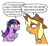 Size: 1839x1704 | Tagged: safe, artist:punkittdev, applejack, twilight sparkle, alicorn, earth pony, pony, g4, school daze, dialogue, duo, duo female, female, mare, open mouth, open smile, simple background, smiling, speech bubble, twilight sparkle (alicorn), white background