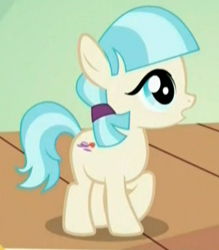 Size: 363x415 | Tagged: safe, edit, edited screencap, screencap, coco pommel, g4, made in manehattan, cocobetes, cropped, cute, female, filly, foal, solo