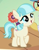 Size: 327x421 | Tagged: safe, edit, edited screencap, screencap, charity kindheart, coco pommel, earth pony, pony, g4, made in manehattan, my little pony: friendship is magic, cocobetes, cute, female, filly, filly coco pommel, flower, flower in hair, foal, upscaled, younger