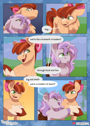 Size: 1800x2520 | Tagged: safe, artist:parrpitched, apple bloom, scootaloo, sweetie belle, earth pony, pegasus, pony, unicorn, comic:the special talent initiative, comic, cutie mark crusaders, horn, shading