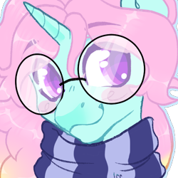 Size: 500x500 | Tagged: safe, artist:lonecrystalcat, oc, oc:umbreow, alicorn, pegasus, pony, unicorn, g4, art trade, commission, commissions open, horn, solo, trade