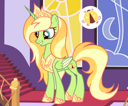 Size: 1280x1061 | Tagged: safe, artist:vi45, oc, oc only, alicorn, pony, g4, concave belly, female, mare, slender, solo, thin