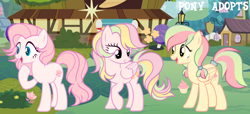 Size: 1280x583 | Tagged: safe, artist:vi45, oc, oc only, earth pony, pegasus, pony, female, mare