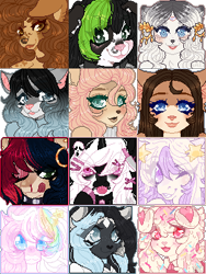 Size: 300x400 | Tagged: safe, artist:lonecrystalcat, oc, pony, unicorn, anthro, g4, anthro oc, art trade, commission, commissions open, female, furry, furry oc, horn, pixel art, trade