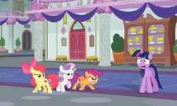 Size: 1196x718 | Tagged: artist needed, safe, anonymous artist, artist:dragonchaser123, artist:estories, artist:ex-machinart, artist:kuren247, artist:madwolfpup, artist:zacatron94, apple bloom, scootaloo, sweetie belle, twilight sparkle, alicorn, earth pony, pegasus, pony, unicorn, g4, marks for effort, alternate ending, alternate scenario, angry, apple bloom's bow, bow, corridor, cutie mark crusaders, dialogue in the description, fanfic in the description, female, filly, foal, gritted teeth, hair bow, horn, open mouth, reference in the description, school of friendship, shocked, teeth, twilight sparkle (alicorn)
