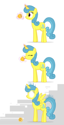 Size: 1852x3595 | Tagged: safe, artist:equestriaexploration, lemon hearts, alicorn, pony, alicornified, food, glowing, glowing eyes, lemon, lemon meme, lemoncorn, magic, meme, race swap, solo