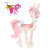 Size: 1420x1466 | Tagged: safe, artist:peaceandlove26, part of a set, gilda, pinkie pie, oc, oc:kitten caboodle, griffon, hippogriff, hybrid, pony, g4, :<, big eyes, blue bow, blue eyeshadow, blue hooves, bow, brown eyes, cheek fluff, chest fluff, coat markings, colored, colored claws, colored hooves, cream coat, ear tufts, eye clipping through hair, eyelashes, eyeshadow, facial markings, female, headband, heart, heart mark, hippogriff oc, hybrid oc, interspecies offspring, leg fluff, lesbian, long legs, long neck, long tail, looking up, magical lesbian spawn, makeup, neck bow, next generation, offspring, parent:gilda, parent:pinkie pie, parents:gildapie, shiny mane, shiny tail, ship:gildapie, shipping, short mane, simple background, slender, solo, standing, star (coat marking), tail, tail bow, tall ears, thin, thin legs, trio, two toned mane, two toned tail, vector, white background, wingding eyes