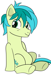 Size: 2271x3338 | Tagged: safe, artist:frownfactory, sandbar, earth pony, pony, g4, cute, male, sandabetes, simple background, sitting, solo, stallion, transparent background