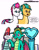 Size: 1584x2046 | Tagged: safe, artist:jcosneverexisted, hitch trailblazer, sparky sparkeroni, zipp storm, dragon, earth pony, pegasus, pony, g5, 2 panel comic, big crown thingy, bloodstone scepter, comic, countershading, crystal heart, dialogue, element of magic, female, hitch is best dragon dad, jewelry, male, mare, older, older sparky sparkeroni, parody, regalia, ship:stormblazer, shipping, simple background, stallion, straight, sweat, the fairly oddparents, white background, zipp is best dragon mom