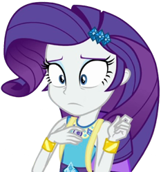 Size: 2347x2520 | Tagged: safe, edit, edited screencap, editor:mrtoonlover83, screencap, rarity, human, equestria girls, g4, 2d, background removed, diamond, eyeshadow, female, geode of shielding, gold, hairclip, magical geodes, makeup, not a vector, rarity peplum dress, simple background, sleeveless, solo, transparent background, waistband, wrist cuffs