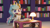 Size: 1920x1080 | Tagged: safe, edit, edited screencap, screencap, princess celestia, alicorn, pony, book filled adventure, g4, g4.5, my little pony: stop motion short, book, bookshelf, cute, desk lamp, shocked, solo, table