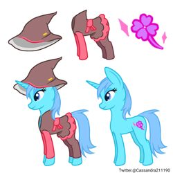 Size: 2000x2000 | Tagged: safe, artist:cassandra211190, oc, pony, unicorn, clothes, hat, horn, unicorn oc