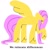 Size: 640x640 | Tagged: safe, artist:piccolocomprehensive, fluttershy, pegasus, pony, g4, big mane, big tail, dot eyes, female, large wings, raised hoof, simple background, small head, smiling, solo, spread wings, stylistic suck, tail, thanks i hate it, thick legs, ugly corporate art style, white background, wings