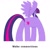 Size: 640x640 | Tagged: safe, artist:piccolocomprehensive, twilight sparkle, alicorn, pony, g4, dot eyes, female, simple background, small head, solo, spread wings, stylistic suck, thick legs, twilight sparkle (alicorn), ugly corporate art style, white background, wings