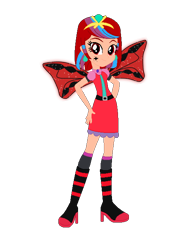 Size: 512x664 | Tagged: safe, artist:selenaede, artist:user15432, fairy, human, equestria girls, g4, barely eqg related, base used, boots, clothes, costume, crossover, dress, ear piercing, earring, equestria girls style, equestria girls-ified, fairy wings, fairyized, glowing, glowing wings, halloween, halloween costume, hallowinx, hand on hip, high heel boots, high heels, holiday, jewelry, looking at you, piercing, pyra, red dress, red wings, shoes, simple background, smiling, sparkly wings, tiara, transparent background, wings, winx, winx club, winxified, xenoblade chronicles, xenoblade chronicles (series)