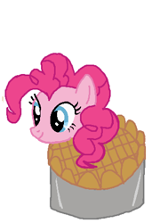 Size: 328x455 | Tagged: safe, artist:qjosh, pinkie pie, earth pony, g4, female, food, pie, simple background, solo, white background